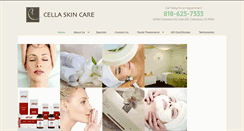 Desktop Screenshot of cellaskincare.com